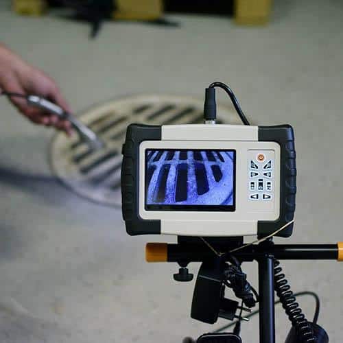 sewer camera inspection inside pipe Fontana CA plumbing diagnostic
