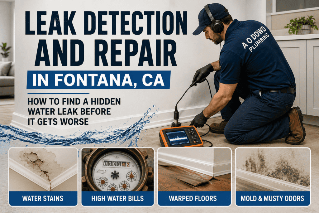 Leak Detection and Repair in Fontana, CA: How to Find a Hidden Water Leak Before It Gets Worse