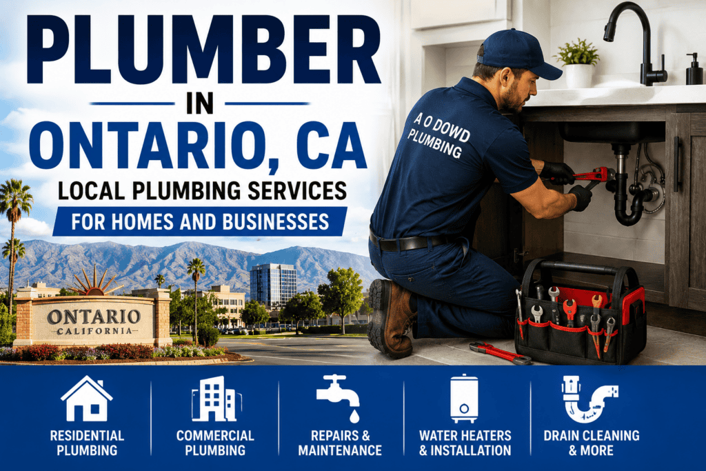 Plumber in Ontario, CA: Local Plumbing Services for Homes and Businesses
