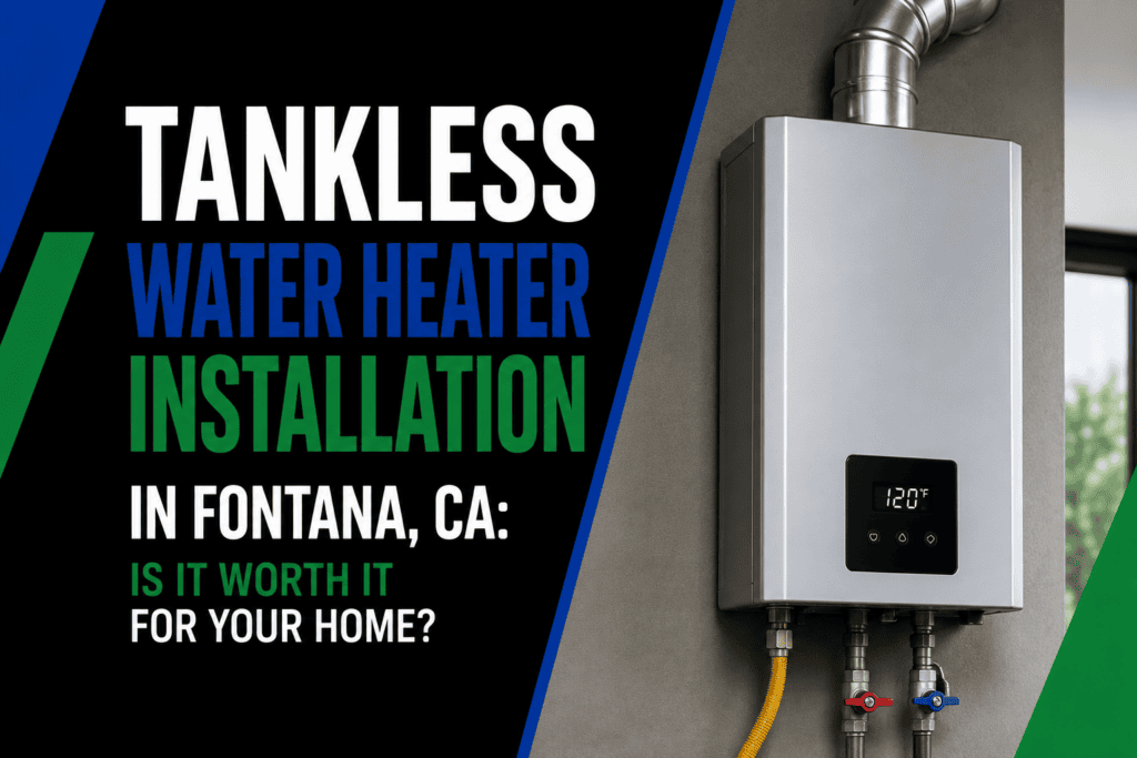 Tankless Water Heater Installation in Fontana, CA- Is It Worth It for Your Home?