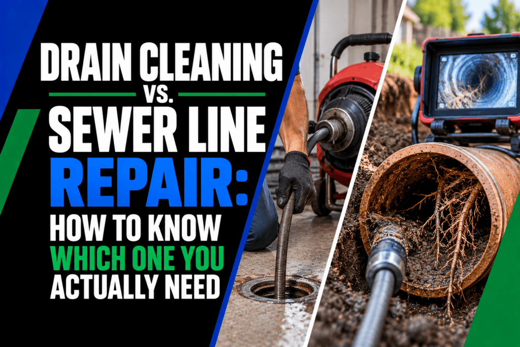 Drain Cleaning vs. Sewer Line Repair- How to Know Which One You Actually Need