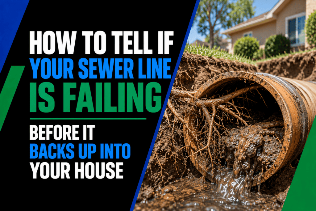 How to Tell If Your Sewer Line Is Failing Before It Backs Up Into Your Hous